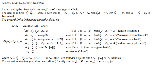 DeltaDebugging